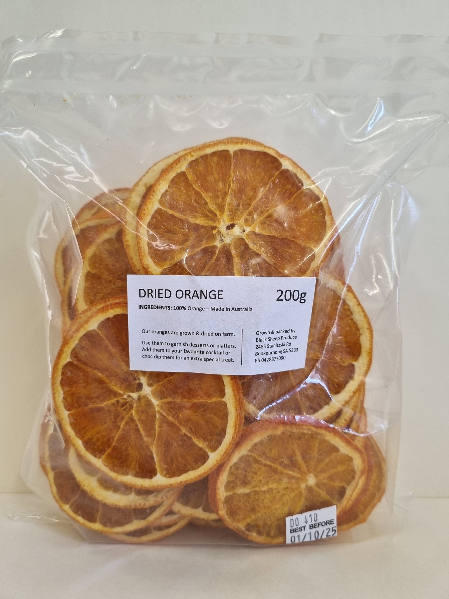 Dried Orange (200g pouch)